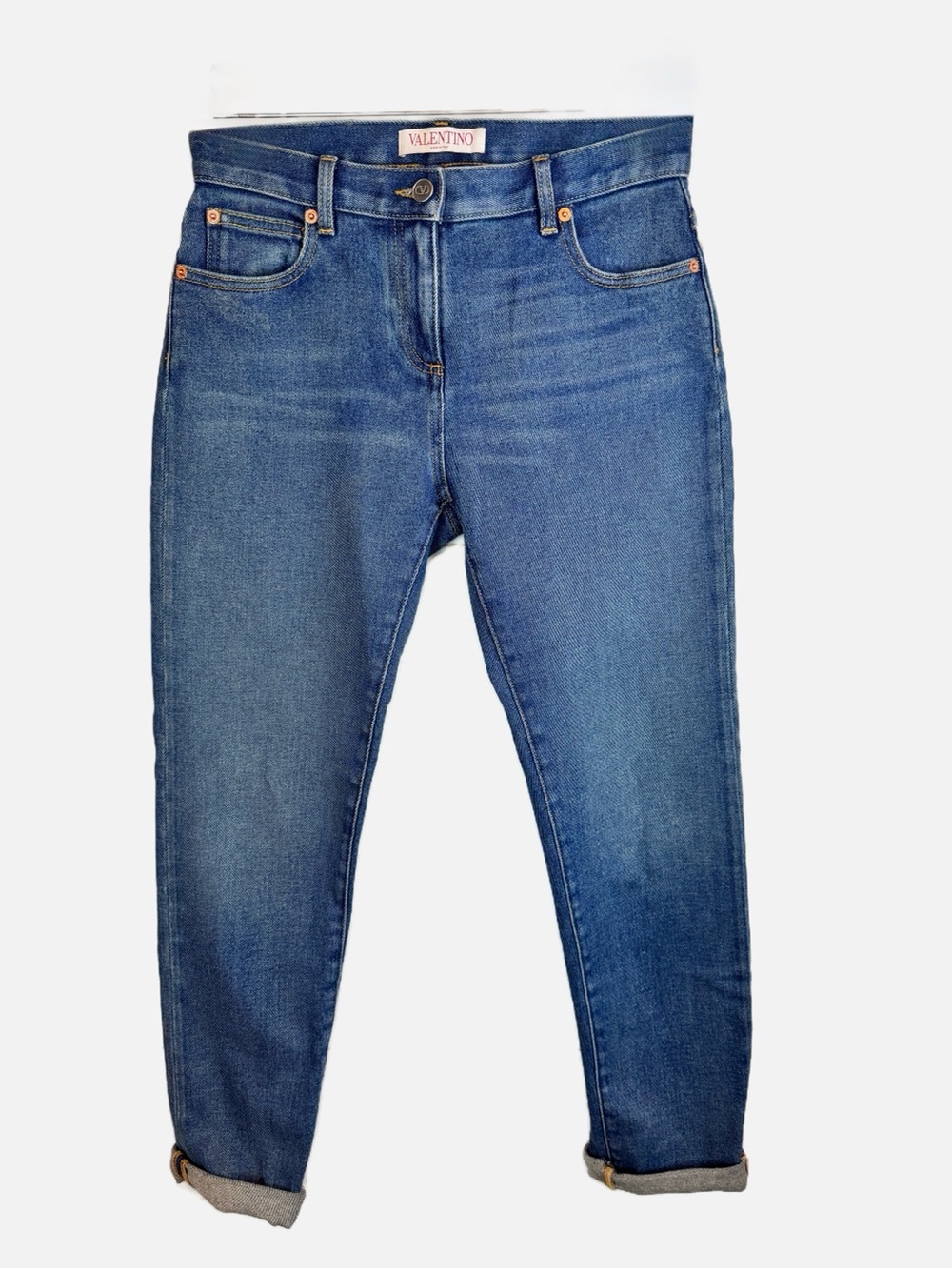Valentino | Cuffed Skinny Jean, 27